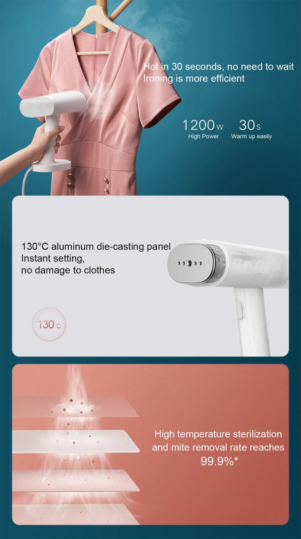 اتو بخار ایستاده مدل Hanging Steamer Ironing MJGTJ01LF