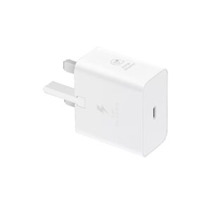 شارژر سه پین SAMSUNG 25W اصلی T2510 ( فست و PD) سفید