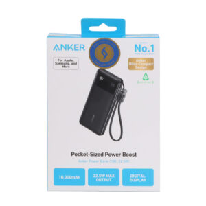 پاوربانک (فست شارژ) Anker 22.5W 10000mAh مدل A1388