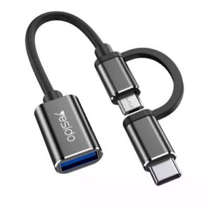 مبدل OTG microUSB/ USB-C به USB 3.0 یسیدو مدل GS02