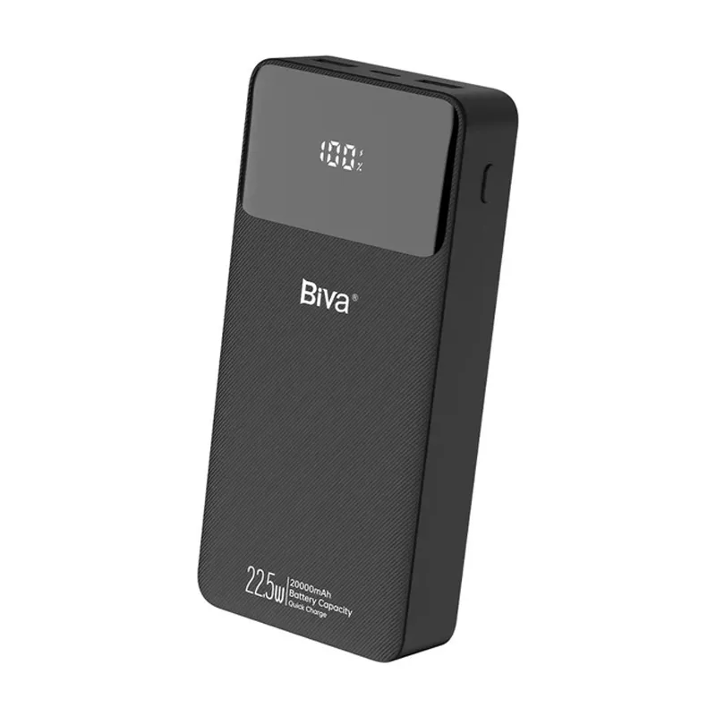 پاوربانک 20000 بیوا Biva BP-019 Power Bank Digital Display توان 22.5 وات