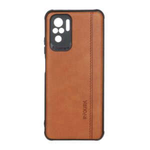 قاب طرح چرم RYOURK مدل Redmi Note 10 4G / Redmi Note 10S / Poco M5S