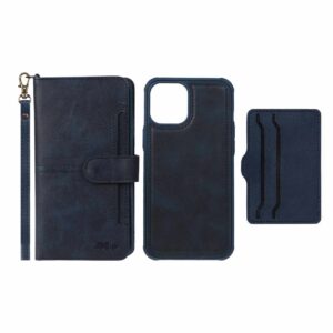 کیف موبایل مگنتی JDK با ست بند و جاکارتی Apple iPhone 12 Pro Max