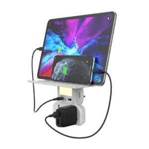 چند راهی برق و پایه نگهدارنده و چراغ خواب هوشمند Porodo مدل PD-WMACU-WH