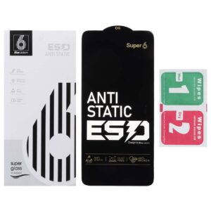 محافظ صفحه نمایش شیشه ای Full Cover ESD Anti Static - Super 6 OG مدل Xiaomi Poco X3 / Poco X3 Pro / Redmi Note 9S / Redmi Note 9 Pro / Redmi Note 9 Pro Max / Poco F5 Pro / Mi 12T / Mi 12T Pro / Mi 11T / Mi 11T Pro / Mi 10T / Mi 10T Pro (پک دار)