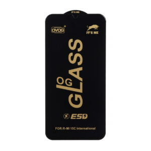 محافظ صفحه نمایش شیشه ای درجه یک Full Cover OG - ESD OVOG مدل Xiaomi Redmi 15C / Poco C85
